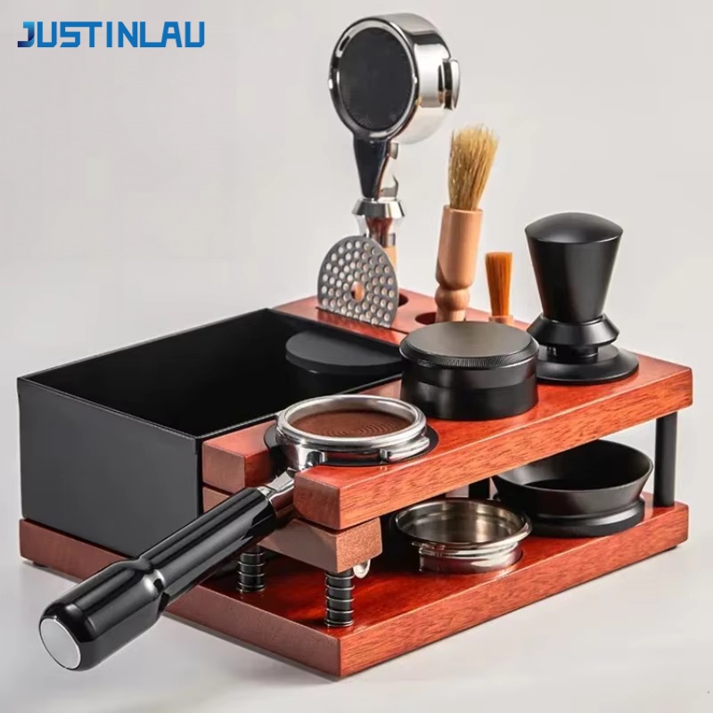 Coffee Knock Box - JUSTINLAU Supporto per Pressino da Caffè