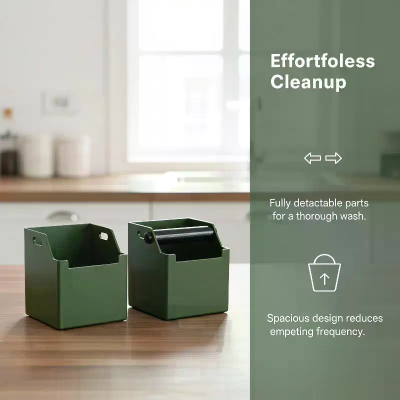Coffee Knock Box - Contenitore Antiscivolo per Fondi di Caffè