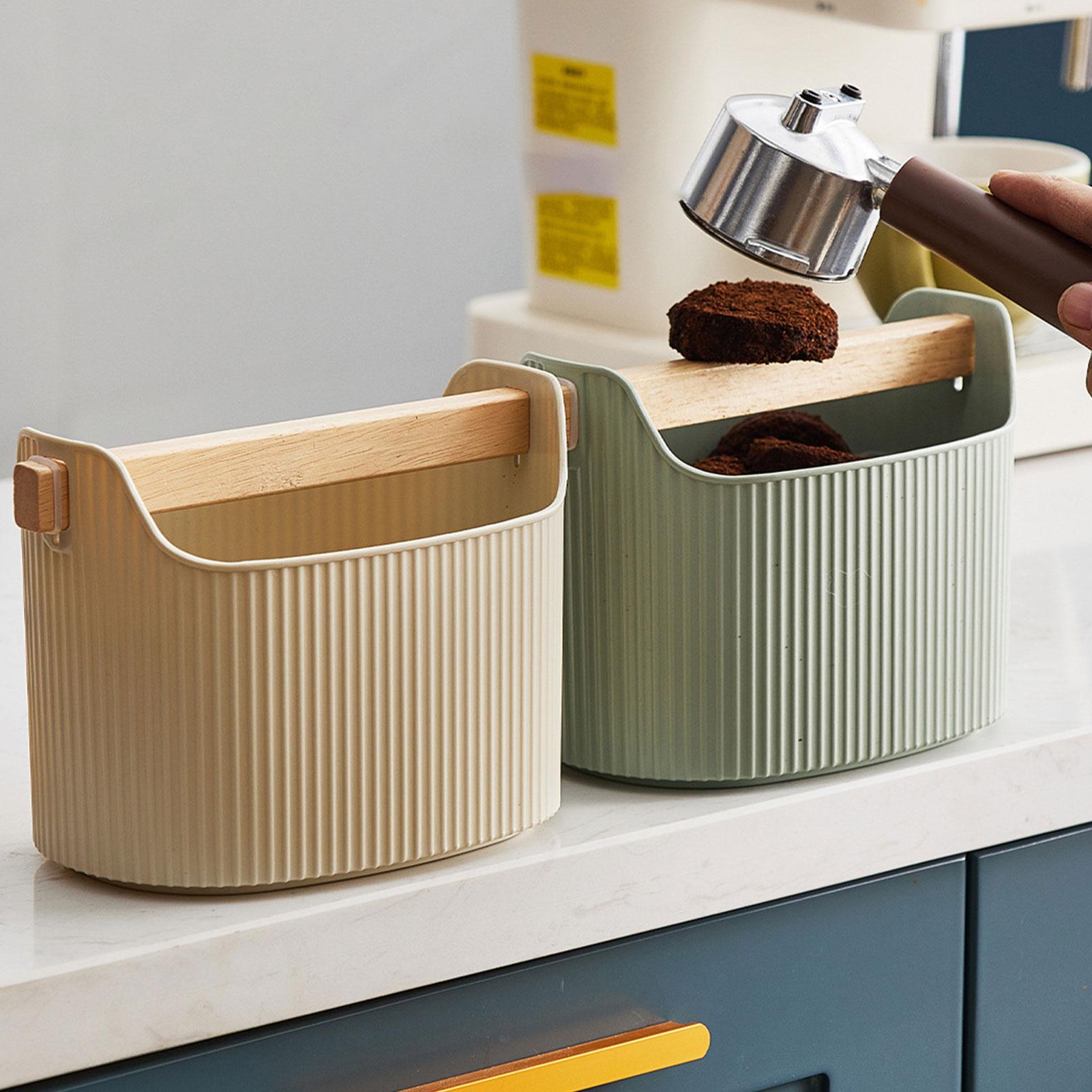 Coffee Knock Box - Contenitore per caffè espresso rimovibile, secchio