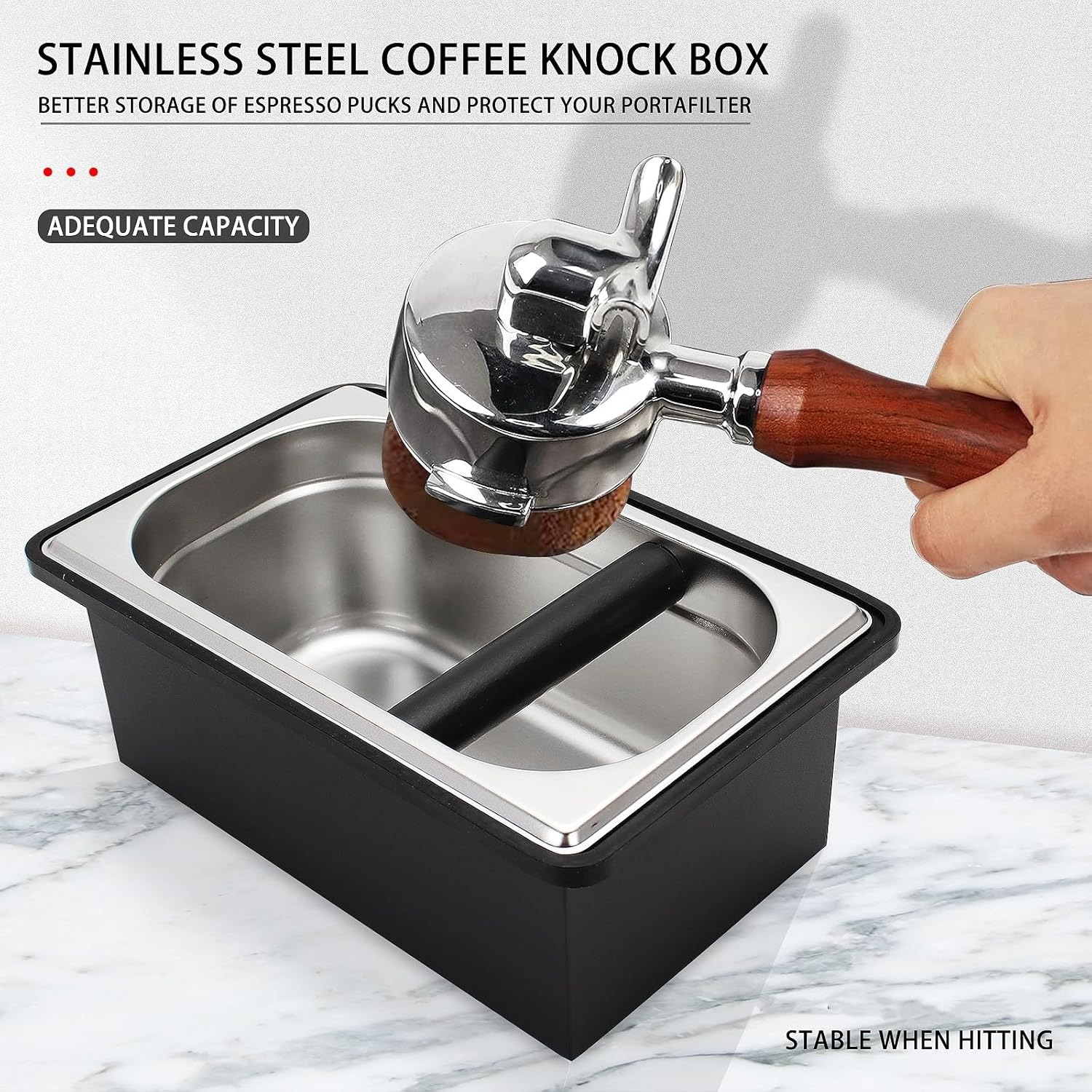 Contenitore per Fondi di Caffè - Coffee Knock Box recensione e prezzo