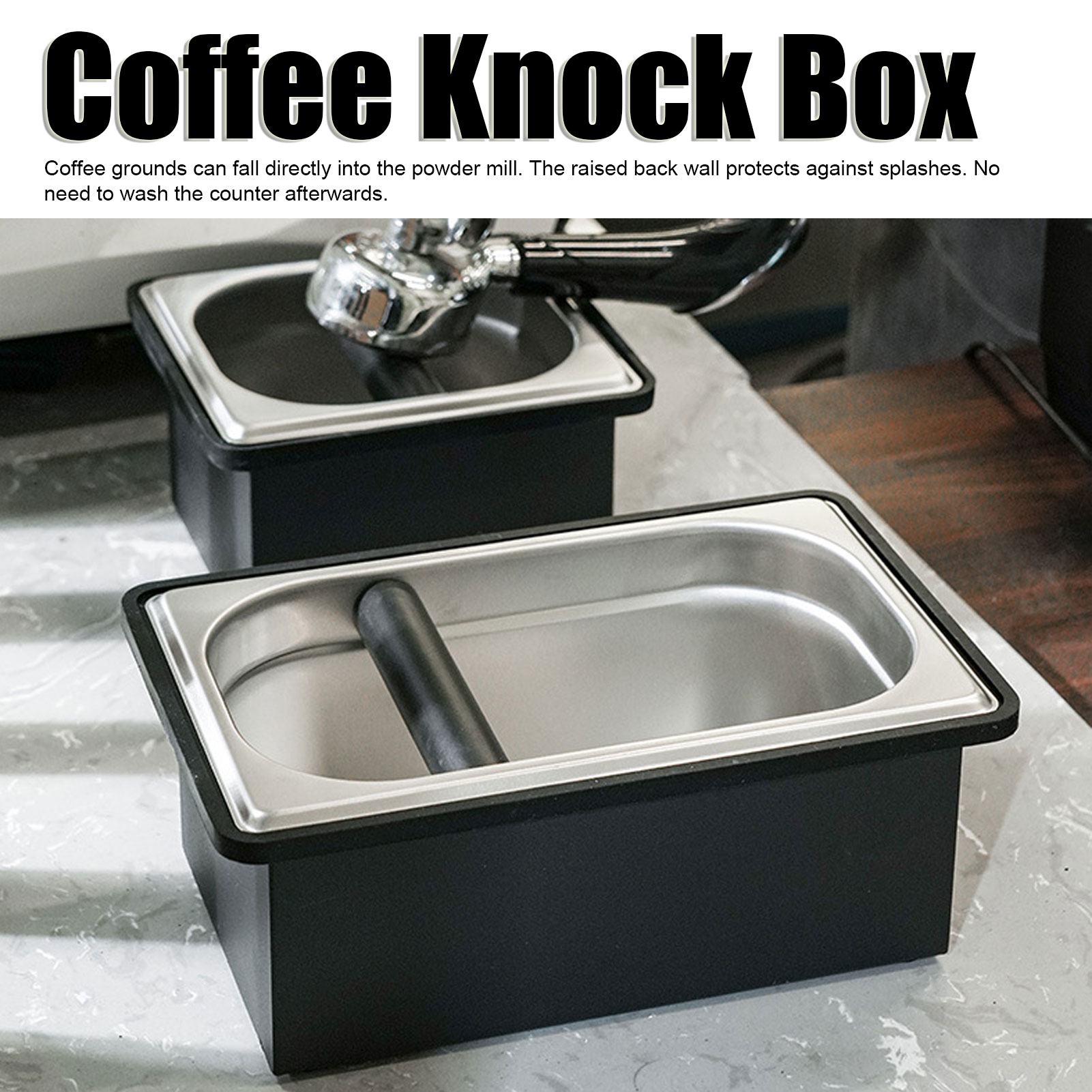 Contenitore per Fondi di Caffè - Coffee Knock Box recensione e prezzo